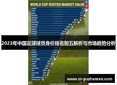 2023年中国足球球员身价排名前五解析与市场趋势分析