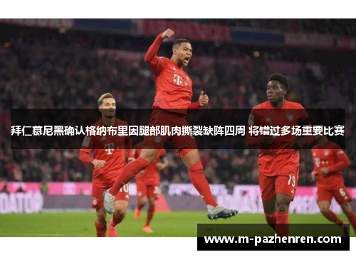 拜仁慕尼黑确认格纳布里因腿部肌肉撕裂缺阵四周 将错过多场重要比赛